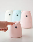 Pink Little Bear Silicone Night Light