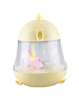 Lamp with Carousel and Music - Yellow