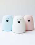 Pink Little Bear Silicone Night Light