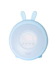 Rabbit Lamp and Alarm Clock in Blue
