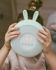 Rabbit Lamp with Alarm Clock - Green