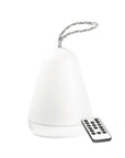 White Lantern Lamp with Remote Control