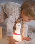 White Giraffe Silicone Night Light