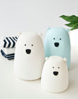 Little Bear Silicone Night Light White
