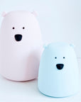Little Bear Silicone Night Light Blue