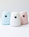Little Bear Silicone Night Light Blue