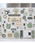 Extra large Montessori sensory busy board (60×80 cm)