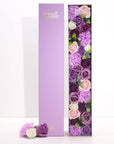 Extra Long - Lavender Rose & Carnation Soap Flower Bouquet