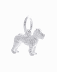 Fox Terrier Silver Dog Charm