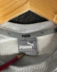 Women’s Vintage Puma Grey Spell Out Jumper Sweater Sweatshirt Size 16