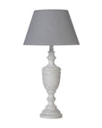 Elegant Lentia Urn Table Lamp | Soft Linen Shade