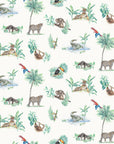 Rainforest Tropical Wildlife - Children's Curtain Fabric