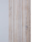 Timeless Elegant White Washed Harewood Mirror | Large Decor