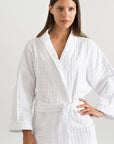 Lattice Weave Cotton Robe
