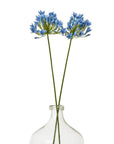 Blue Agapanthus Stem Faux Flower Decor