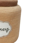 Decorative Basket Honey Pot