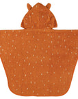 Hooded Bathing Poncho for Kids - Mr. Fox