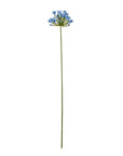 Blue Agapanthus Stem Faux Flower Decor