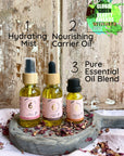Personalised Face Care Set 30ml – Choose Your Carrier Oil, Mist & Essential Oil Blend for Skincare & Glow
