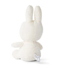 Premium Miffy Sitting Corduroy Plush Toy, Soft Velvety Bunny, Handcrafted Classic Dutch Design, Officially Licensed, 23cm Tall, CE Certified by Faemli at brixbailey.com