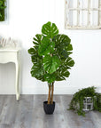 Artificial Monstera Tree UV Resistant (Indoor/Outdoor) 4’