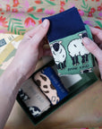 Farm Animals Bamboo Socks Gift Box of 3
