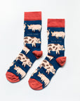 Farm Animals Bamboo Socks Gift Box of 3
