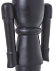 Black Nordic Style Wooden Nutcracker