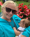Blue Breastfeeding Hoodie