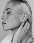 Flat Upper Ear Cuff - Silver
