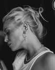 Flat Upper Ear Cuff - Silver