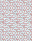 Luxury pink hex cement floor tiles, stylish Fleur mosaic-inspired design for bathroom and kitchen walls by Maria Starling Design at brixbailey.com