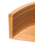 Floating Wooden Wall Shelf - Pie