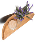 Floating Wooden Wall Shelf - Pie