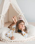 MINICAMP Boho Kids Teepee - Handmade Cotton Play Tent with Tassels & Wooden Poles by Minicamp at brixbailey.com