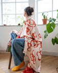 Flora cotton throw