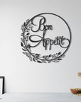 Bon Appetit Metal Wall Art