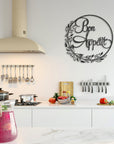 Bon Appetit Metal Wall Art