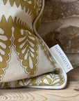 Florian Square Cushion - Ochre yellow