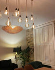 Flush Mount Long Drop Cluster Pendant Light
