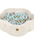 Foam Baby Ball Pit - Aesthetic Vanilla Flower