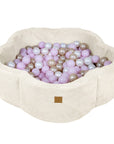 Foam Baby Ball Pit in Vanilla Flower