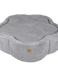 Grey Foam Flower Baby Ball Pit