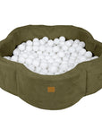 Khaki Flower Foam Baby Ball Pit
