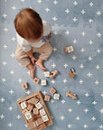 Foam Puzzle Playmat in Cross Azure