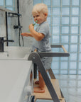 Foldable Kitchen Tower With Removable Rail