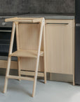 Foldable Kitchen Tower With Removable Rail