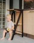 Foldable Kitchen Tower With Removable Rail
