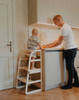 Transformable Kitchen Tower - Sleekstep, Convertible 2-in-1
