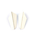 Folded Vertical Statement Earrings
